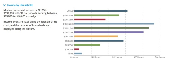 income by household - stone ridge